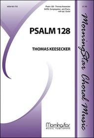 Psalm 128 SATB choral sheet music cover
